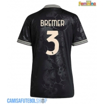 Camisa de time de futebol Juventus Gleison Bremer #3 Replicas 3º Equipamento Feminina 2025-26 Manga Curta